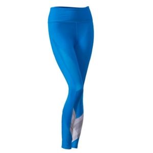 Orangetheory Mesh Panel blue Leggings